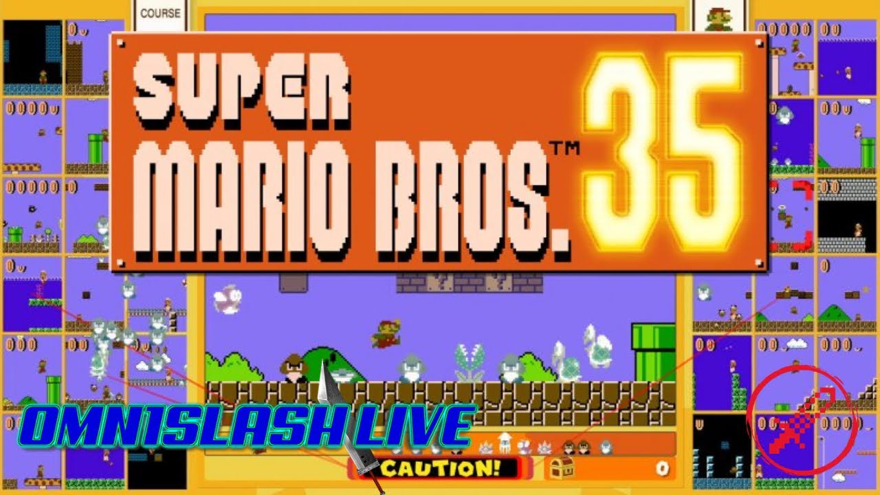 Super Mario Bros 35!  MARIO BATTLE ROYAL!  | Omn1Slash Plays