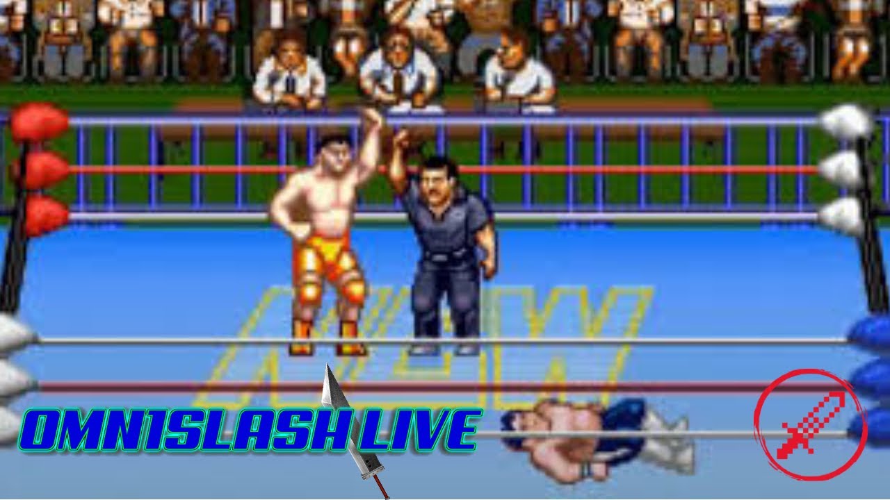Retro Quick Play - Natsume Championship Wrestling (SNES) | Omn1Slash Plays featuring L.O.V. Eric
